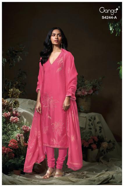 Ganga druya 4244 wholesale dress materials in trichy